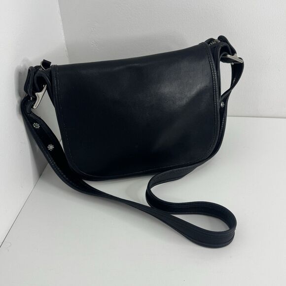 COACH VTG Patricia Legacy Crossbody Saddle Bag 9951 Leather Messenger 90s USA - Picture 1 of 15